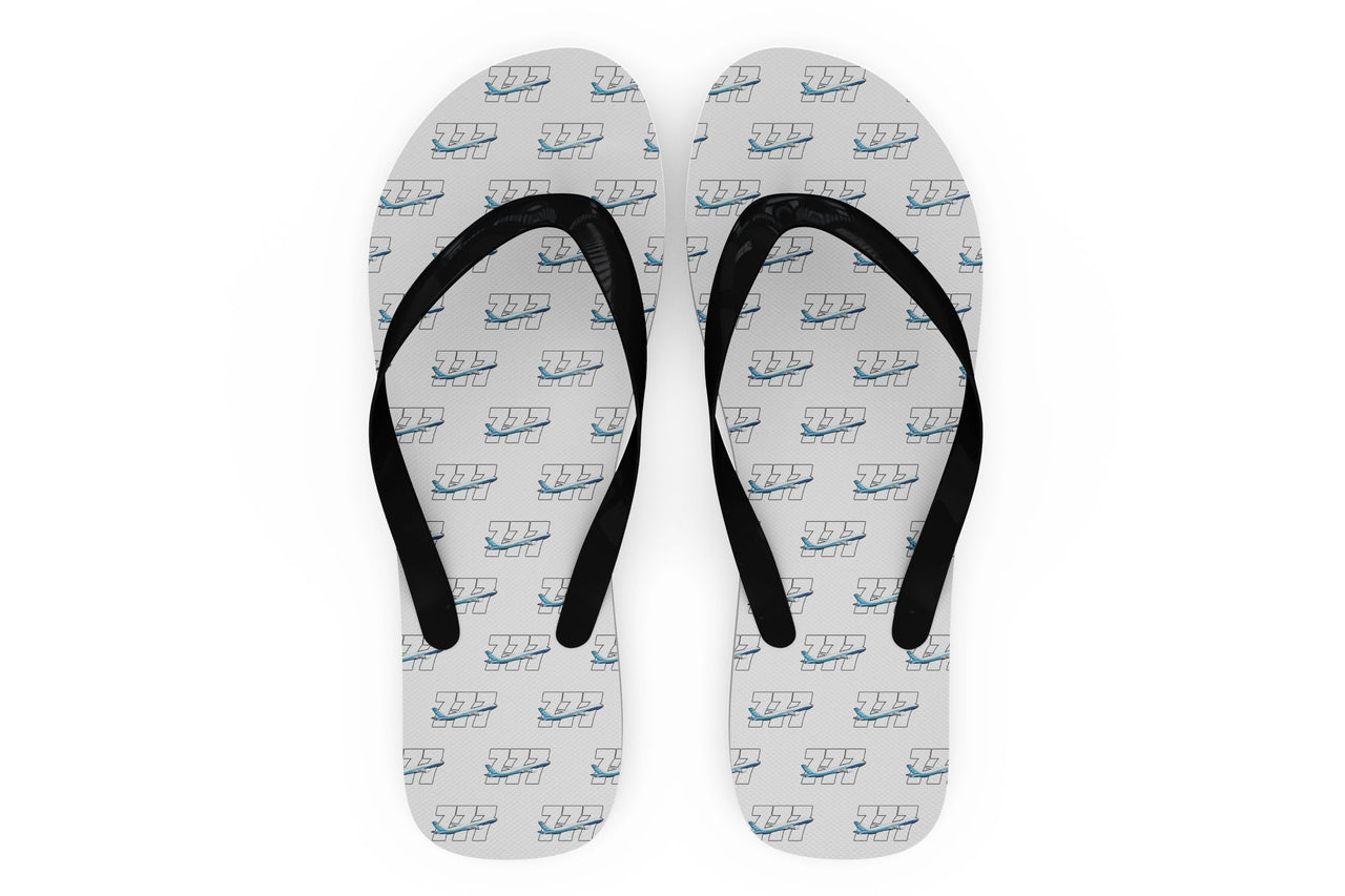 Super Boeing 777 Designed Slippers (Flip Flops)