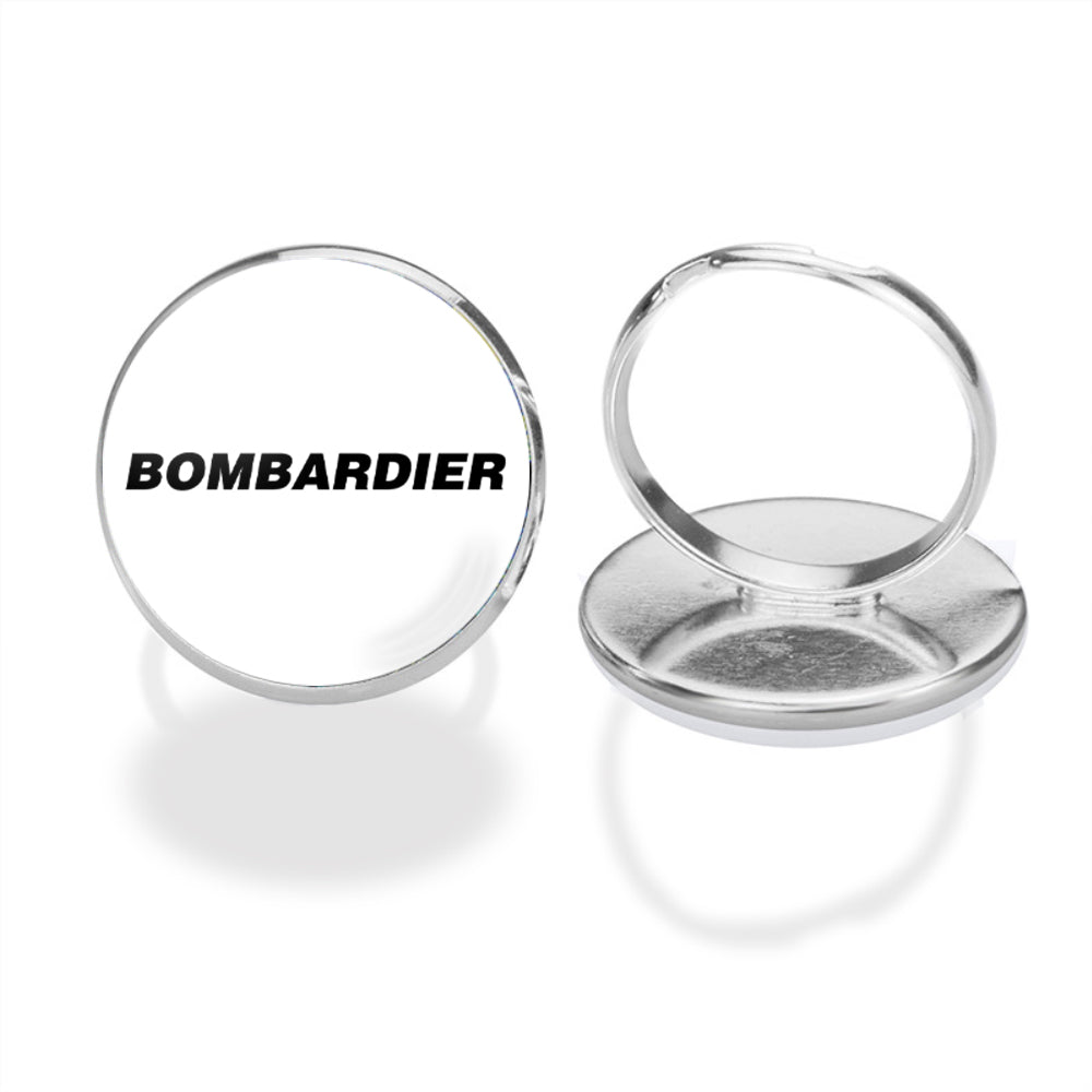 Bombardier & Text Designed Rings