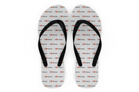 Thumbnail for I Love Embraer Designed Slippers (Flip Flops)