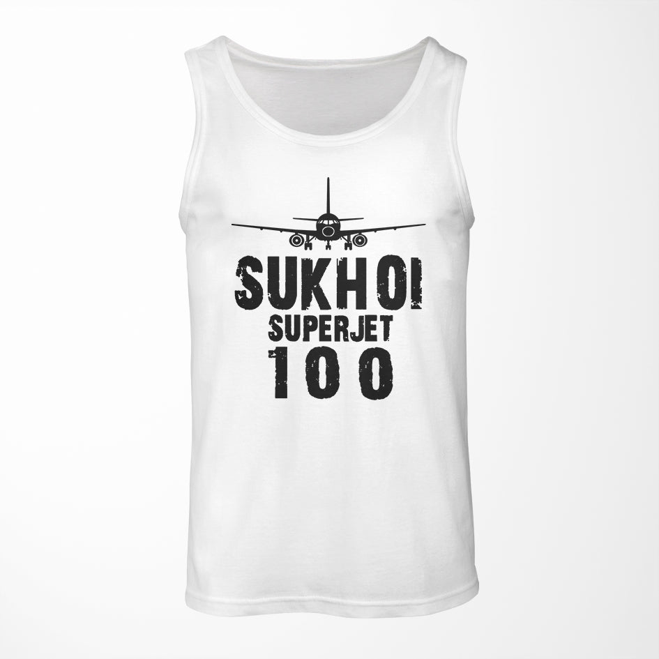 Sukhoi Superjet 100 & Plane Designed Tank Tops