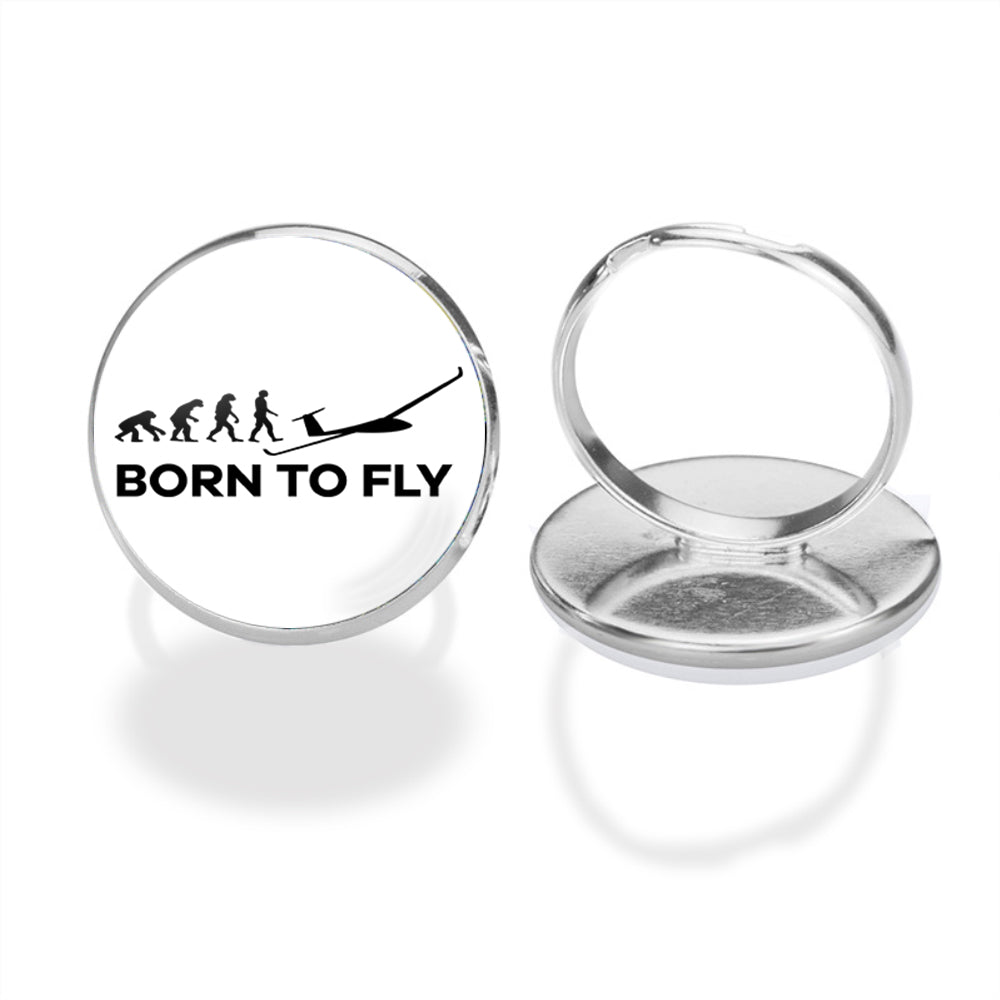Born To Fly Glider Designed Rings