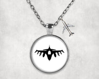 Thumbnail for Fighter Jet 16 Silhouette Designed Necklaces