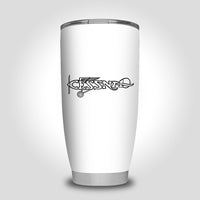 Thumbnail for Special Cessna Text Designed Tumbler Travel Mugs