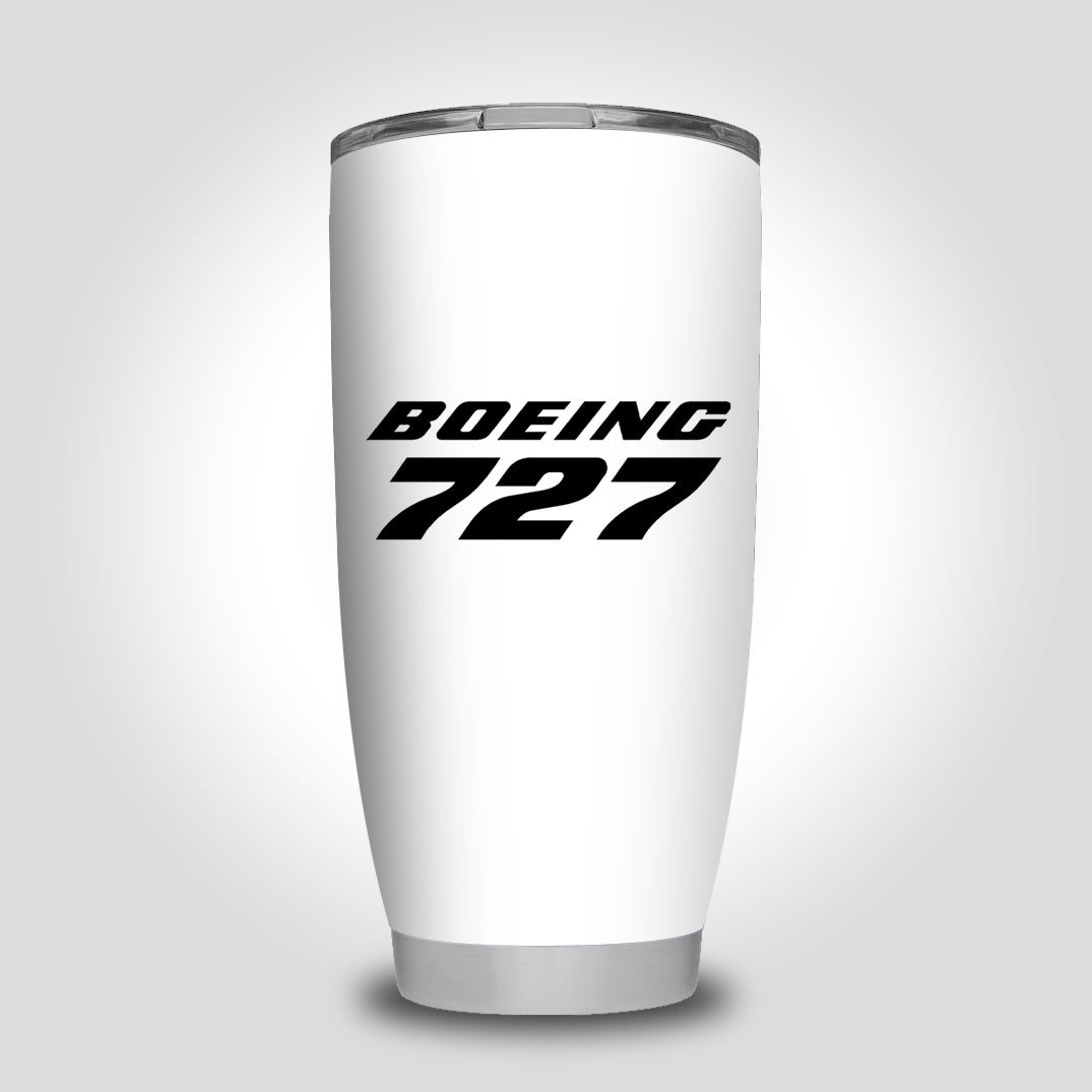 Boeing 727 & Text Designed Tumbler Travel Mugs