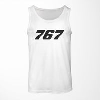 Thumbnail for 767 Flat Text Designed Tank Tops