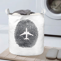 Thumbnail for Aviation Finger Print Designed Laundry Baskets