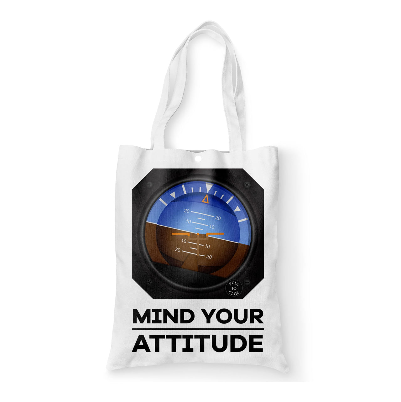 Mind Your Attitude Designed Tote Bags