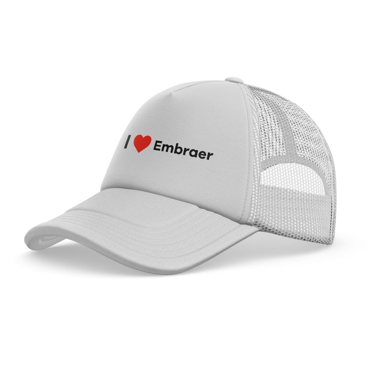 I Love Embraer Designed Trucker Caps & Hats