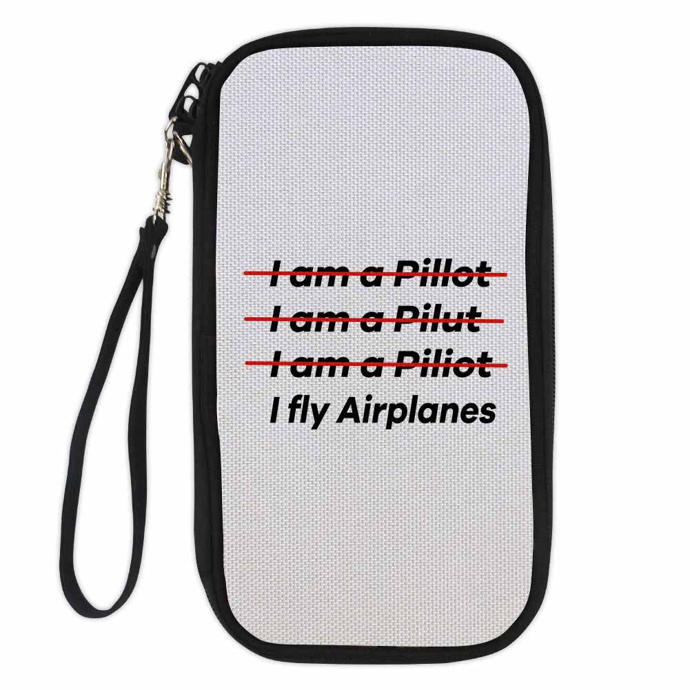 I Fly Airplanes Designed Travel Cases & Wallets