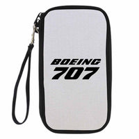 Thumbnail for Boeing 707 & Text Designed Travel Cases & Wallets