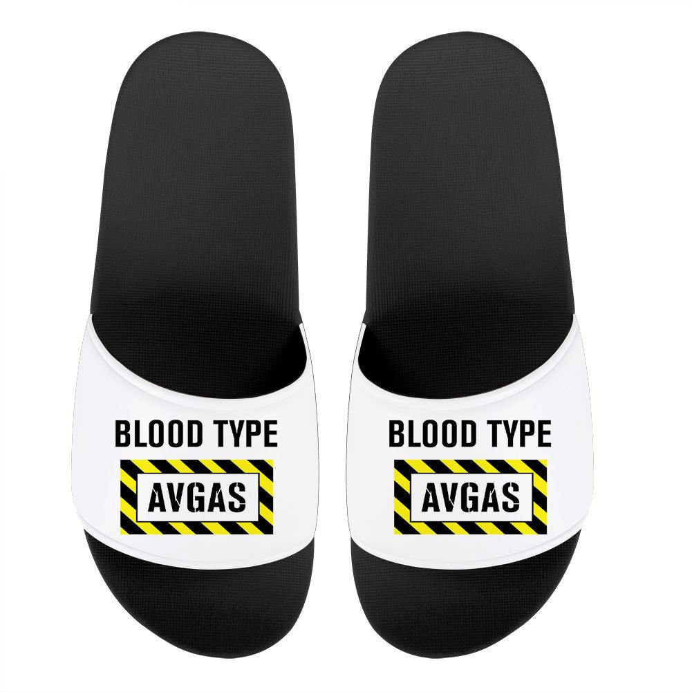 Blood Type AVGAS Designed Sport Slippers
