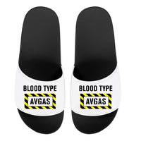 Thumbnail for Blood Type AVGAS Designed Sport Slippers
