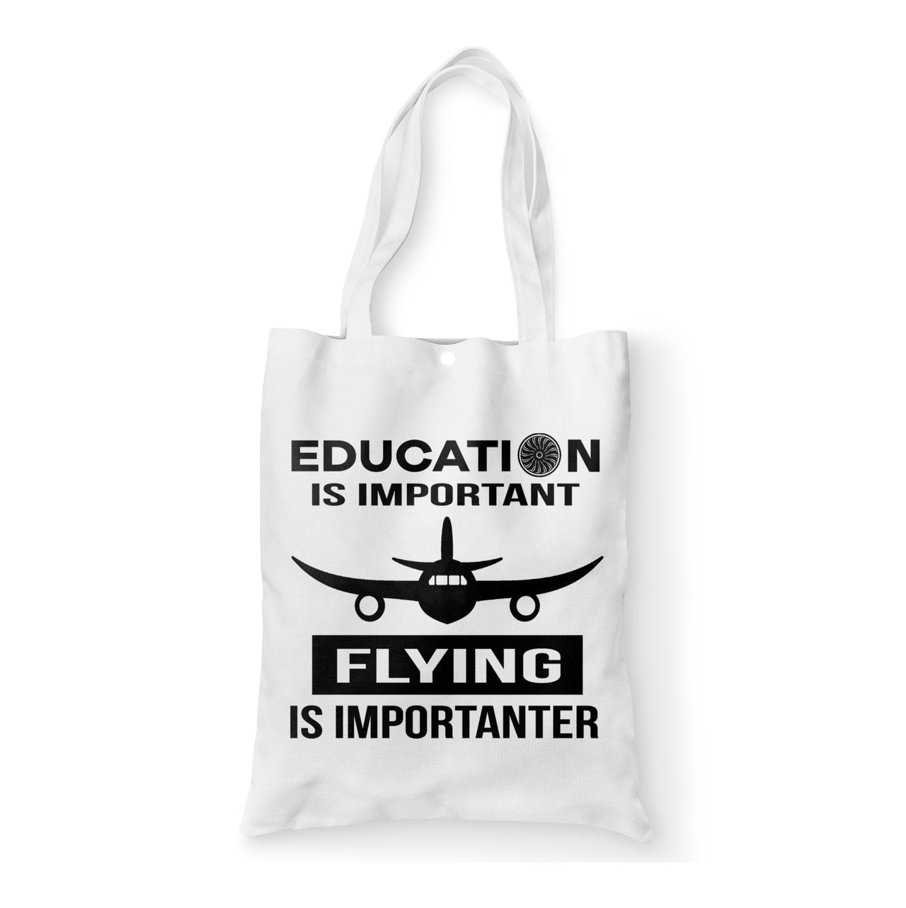 Flying is Importanter Designed Tote Bags