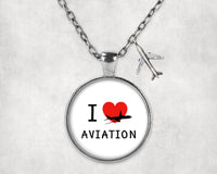 Thumbnail for I Love Aviation Designed Necklaces