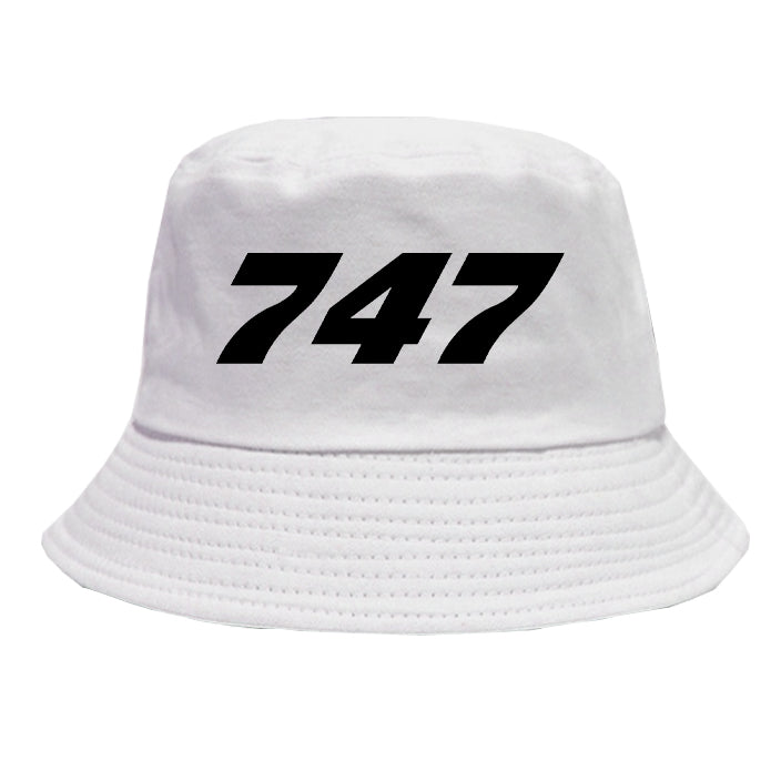 747 Flat Text Designed Summer & Stylish Hats