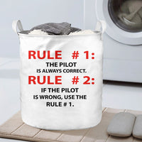 Thumbnail for Rule 1 - Pilot is Always Correct Designed Laundry Baskets