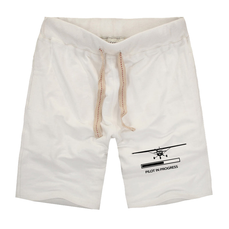 Pilot In Progress (Cessna) Designed Cotton Shorts