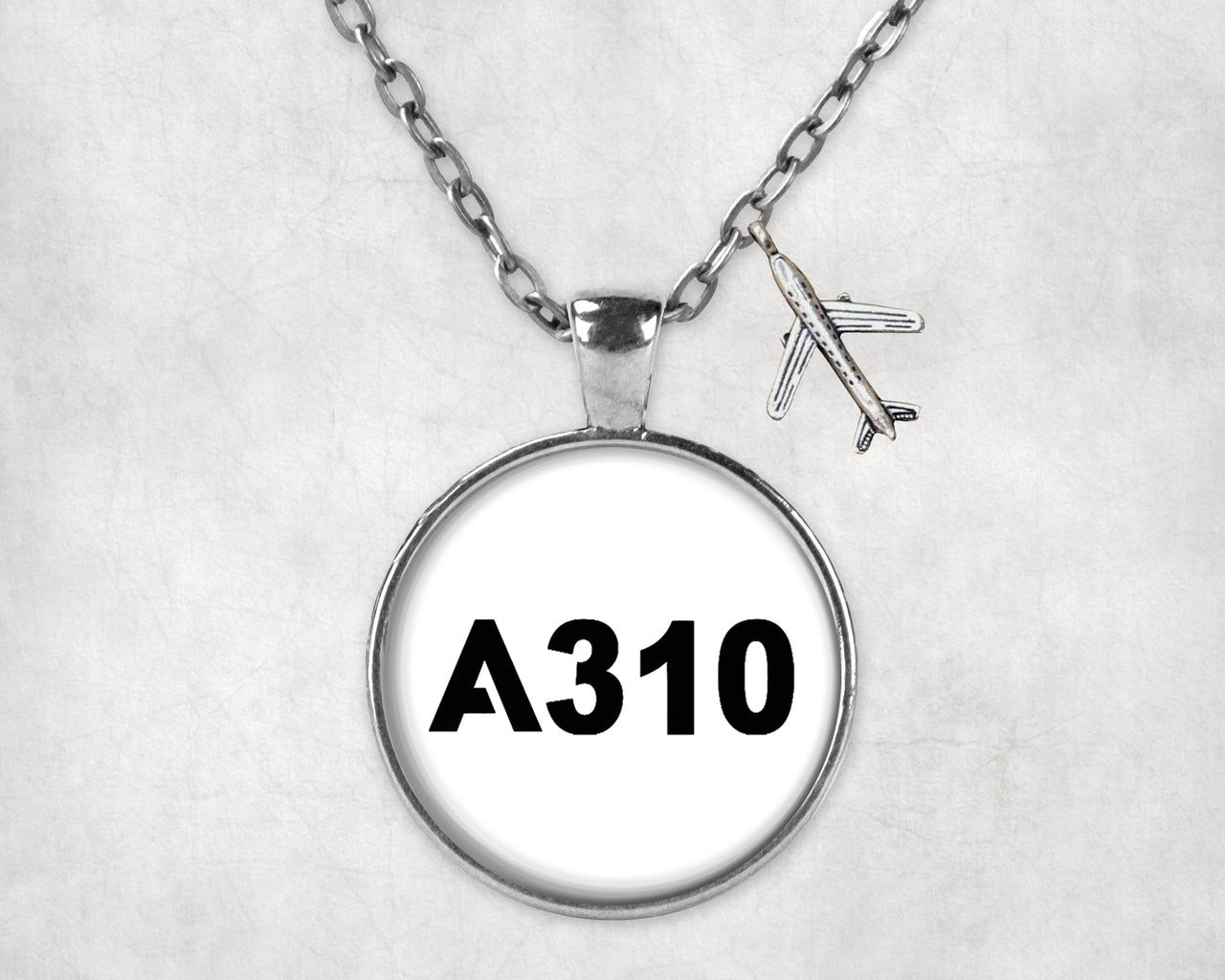 A310 Flat Text Designed Necklaces