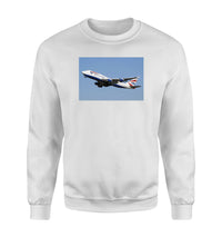 Thumbnail for Departing British Airways Boeing 747 Designed Sweatshirts