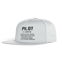 Thumbnail for Pilot [Noun] Designed Snapback Caps & Hats