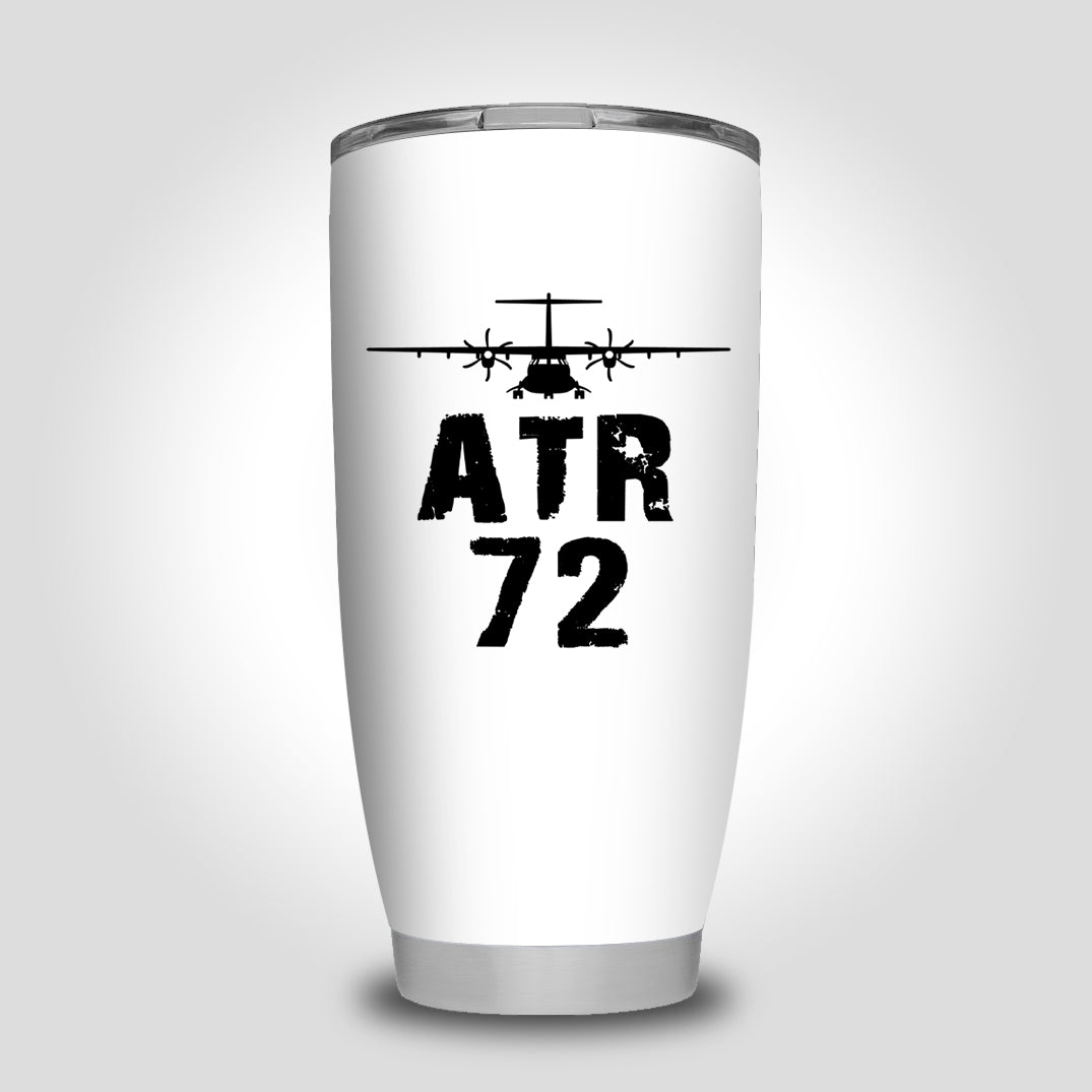 ATR-72 & Plane Designed Tumbler Travel Mugs