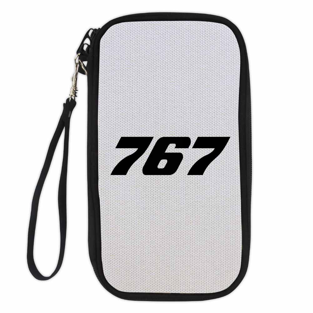 767 Flat Text Designed Travel Cases & Wallets