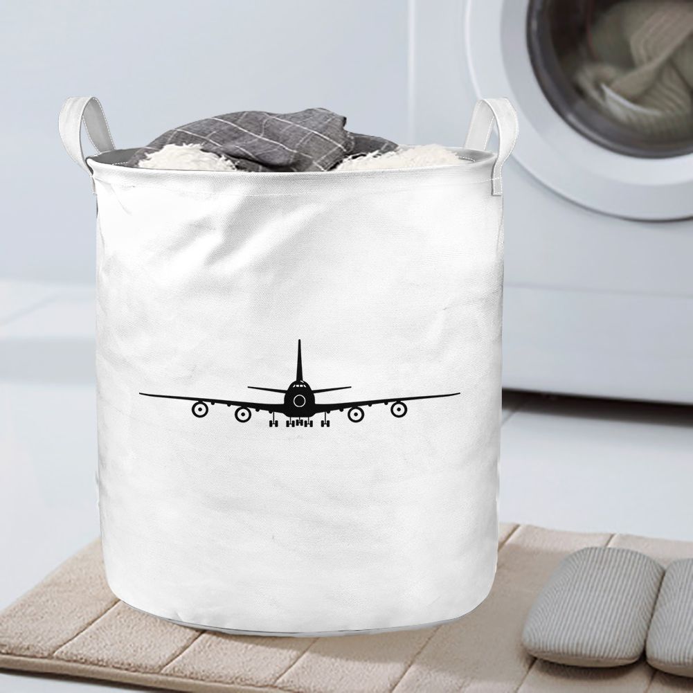 Boeing 747 Silhouette Designed Laundry Baskets