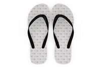 Thumbnail for Aviation Heartbeats Designed Slippers (Flip Flops)
