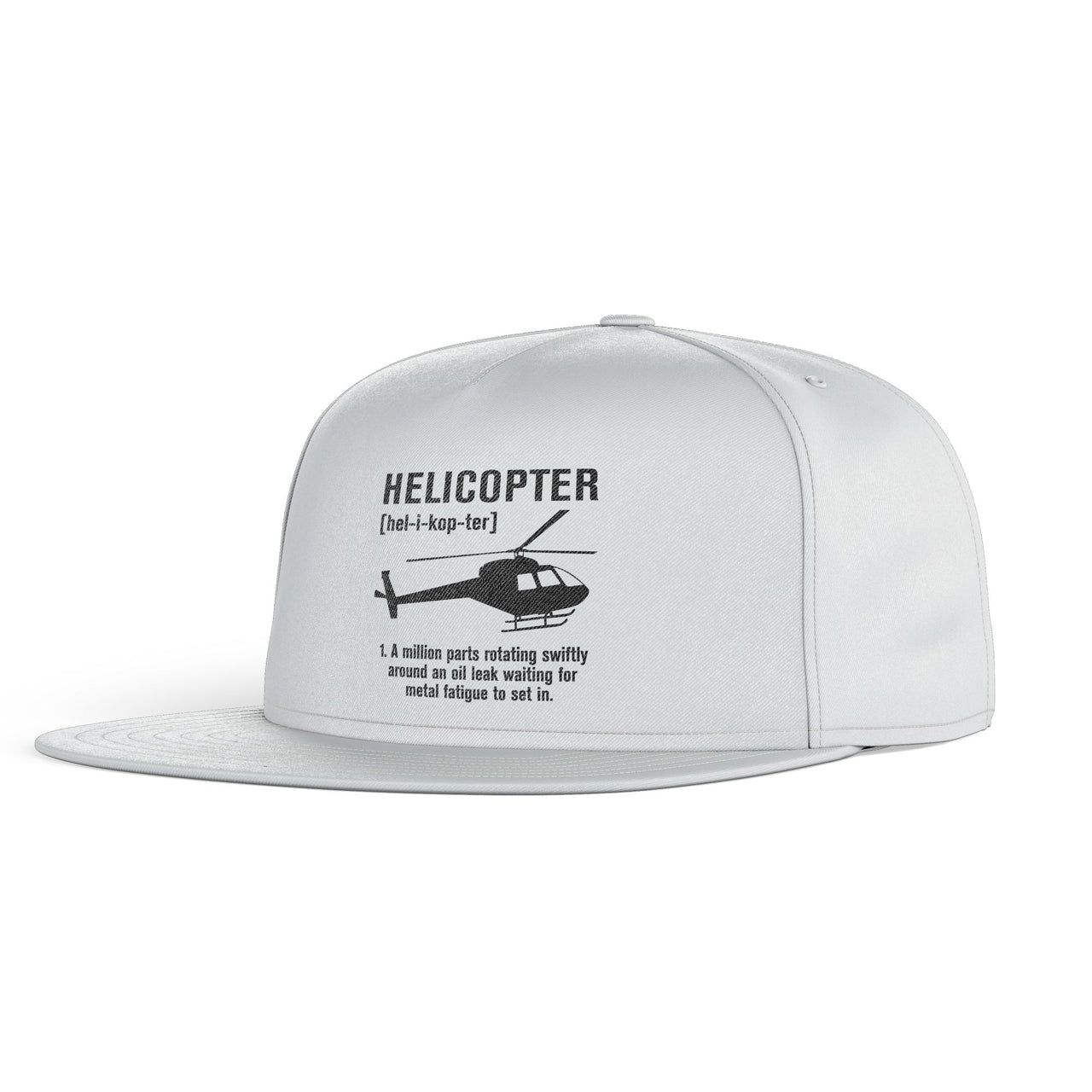 Helicopter [Noun] Designed Snapback Caps & Hats