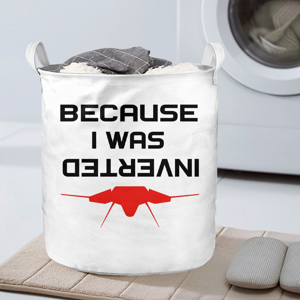 Because I was Inverted Designed Laundry Baskets