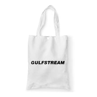 Thumbnail for Gulfstream & Text Designed Tote Bags
