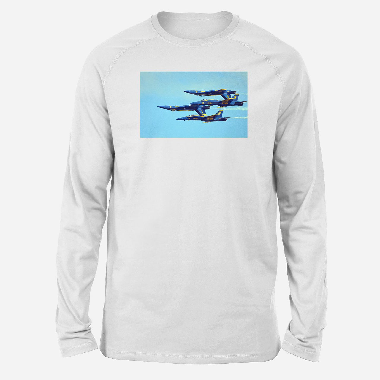 US Navy Blue Angels Designed Long-Sleeve T-Shirts