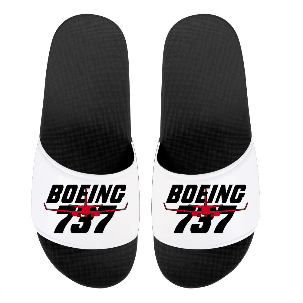 Amazing Boeing 737 Designed Sport Slippers