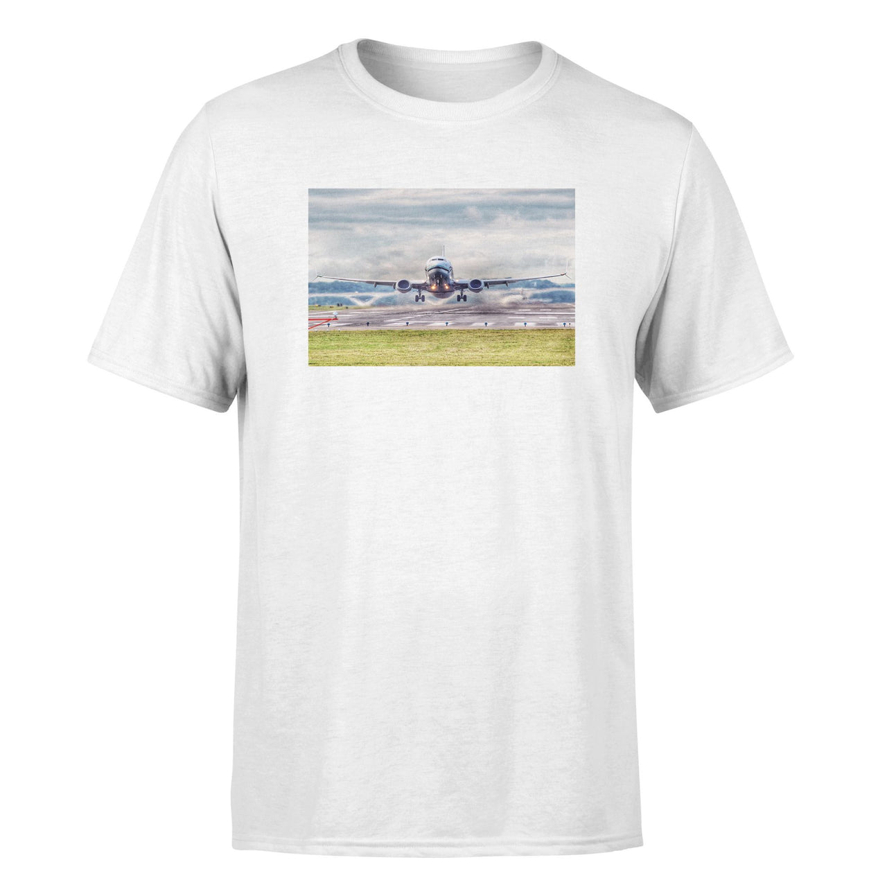 Departing Boeing 737 Designed T-Shirts