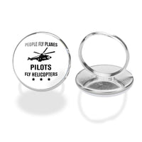 Thumbnail for People Fly Planes Pilots Fly Helicopters Designed Rings