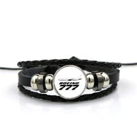 Thumbnail for The Boeing 777 Designed Leather Bracelets