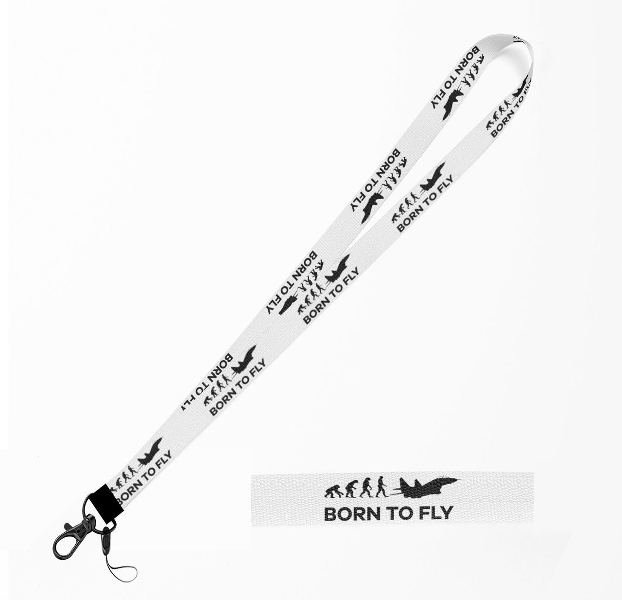 Born To Fly Military Designed Lanyard & ID Holders
