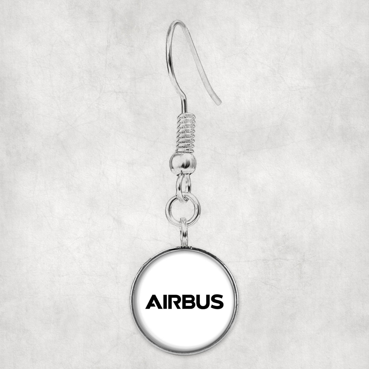 Airbus & Text Designed Earrings
