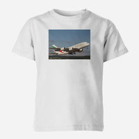 Thumbnail for Departing Emirates A380 Designed Children T-Shirts