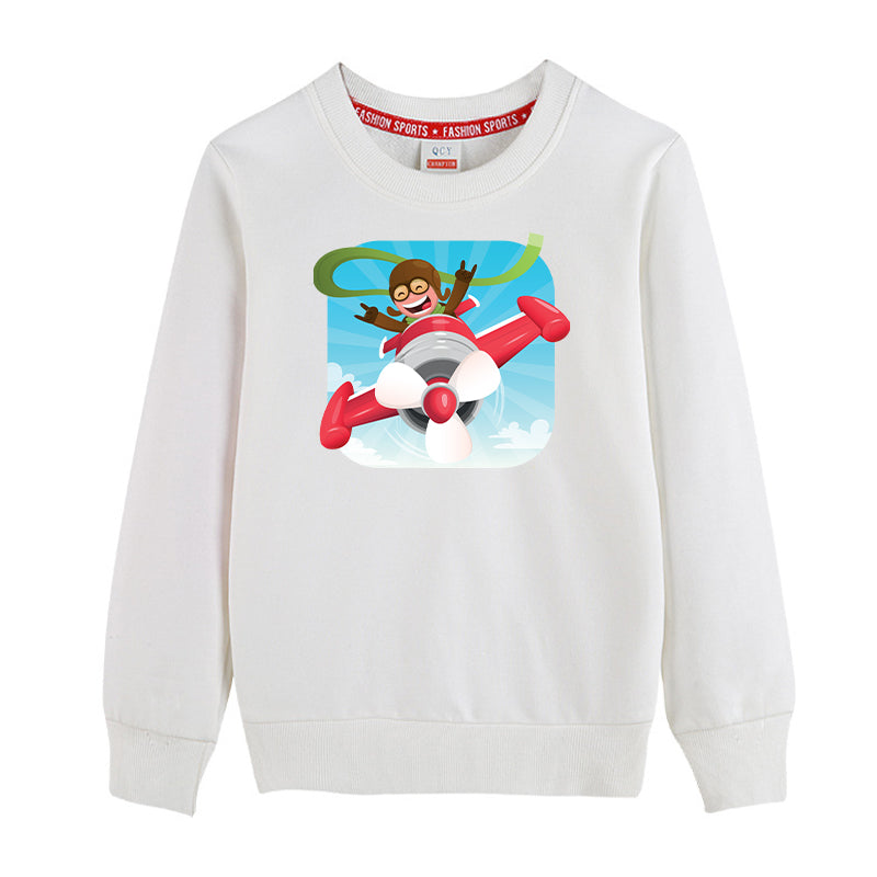 Happy Pilot Designed "CHILDREN" Sweatshirts