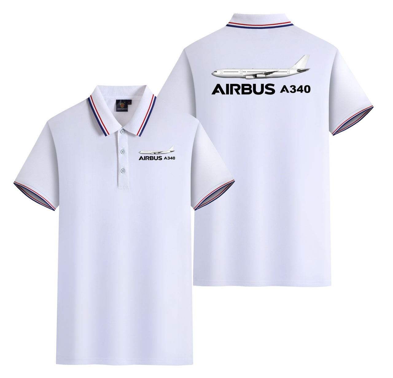 The Airbus A340 Designed Stylish Polo T-Shirts (Double-Side)