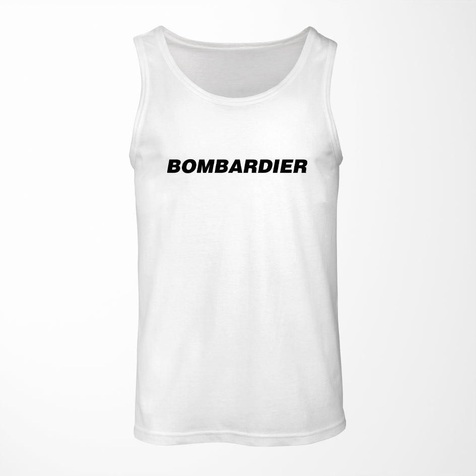 Bombardier & Text Designed Tank Tops