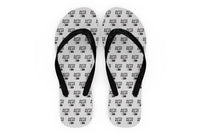 Thumbnail for Auto Pilot Off Designed Slippers (Flip Flops)