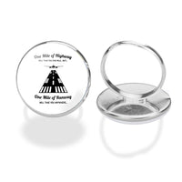 Thumbnail for One Mile of Runway Will Take you Anywhere Designed Rings