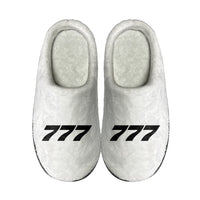 Thumbnail for 777 Flat Text Designed Cotton Slippers