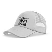Thumbnail for Embraer E-190 & Plane Designed Trucker Caps & Hats