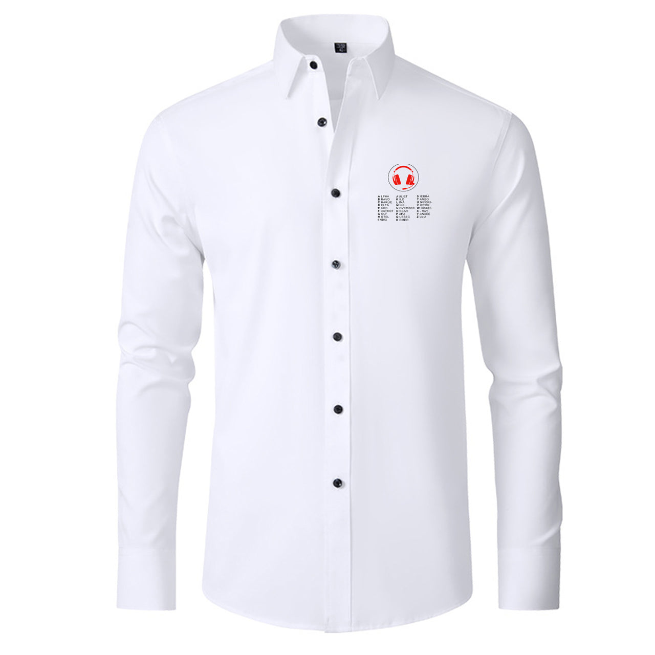 Aviation Alphabet 3 Designed Long Sleeve Shirts