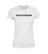 Thumbnail for Gulfstream & Text Designed Women T-Shirts