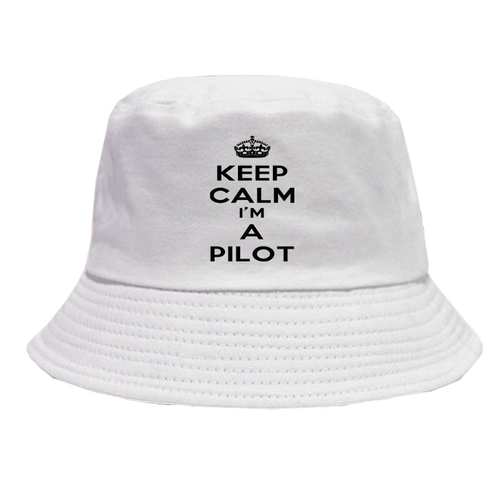 Keep Calm I'm a Pilot Designed Summer & Stylish Hats