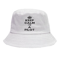 Thumbnail for Keep Calm I'm a Pilot Designed Summer & Stylish Hats